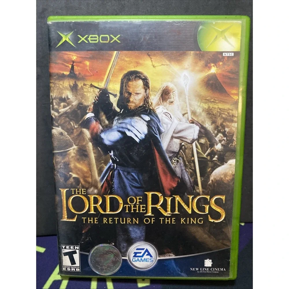 Lord of the Rings The Return of the King 2003 XBOX CIB Complete in Box